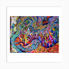 Psychedelic Views Art Print