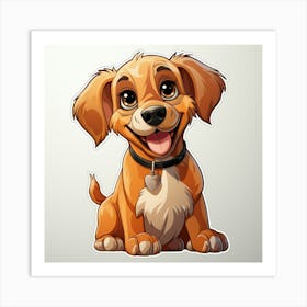 Cute Dog 1 Art Print