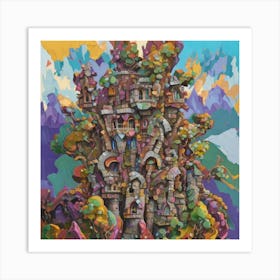 'The Tree House' Art Print