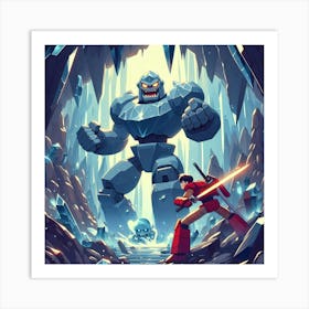 Giant Robot 3 Art Print