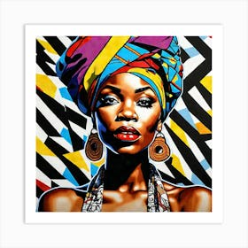 African Woman 5 Art Print