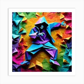 Origami Dj Art Print