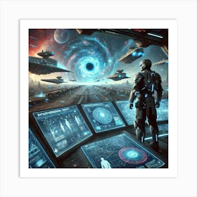 A Depiction Of The Rift Navy, A Division Of The Mu Art Print