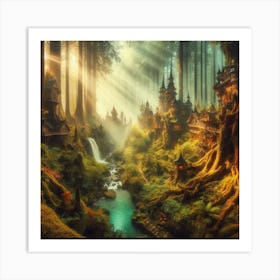 Fairytale Forest 2 Art Print