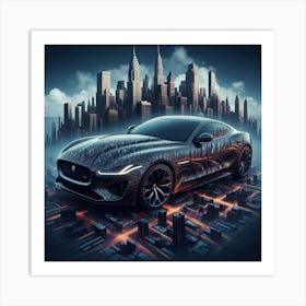 Jaguar F-Type 2 Art Print