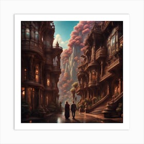 City In The Sky Art Print