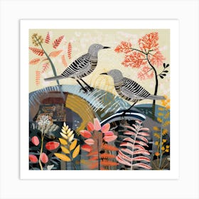 Bird In Nature Cuckoo 1 Art Print