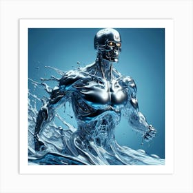 Cyborg 18 Art Print