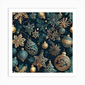 Christmas Background 5 Art Print