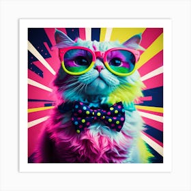 Cat In Sunglasses 5 Art Print