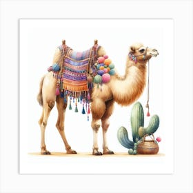 Camels Art Print