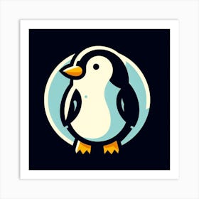 Penguin Logo Art Print