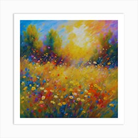 Sunlit Meadow Art Print