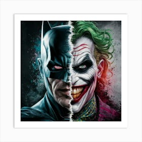 Batman And Joker 6 Art Print