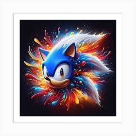 Sonic The Hedgehog, Sonic The Hedgehog, Sonic The Hedgehog, Sonic The Hedgehog, S Art Print