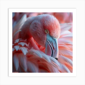 Flamingo 25 Art Print