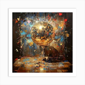 Disco Ball Art 23 Art Print