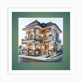 Beautiful House Art Print