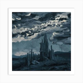 Castle In The Sky 1 Art Print