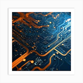 Circuit Board 28 Art Print