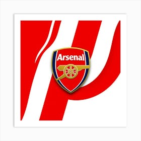 Arsenal F.C Logo Wall Art 15 Art Print