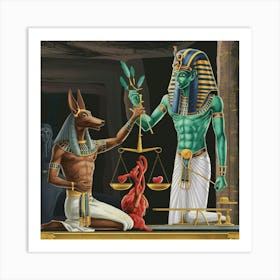 Egyptian Gods Art Print