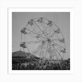 Untitled Photo, Possibly Related To Klamath Falls, Oregon, Carnival Ride At The Circus By Russell Lee 1 Art Print