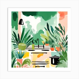 Kitchen Jungle Dreams 05 Art Print