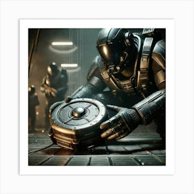 Asterian Void Commandos Gravity Mines Art Print