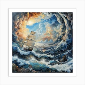 Stormy Seas Art Print