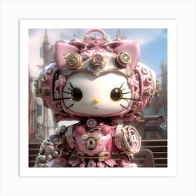 Hello Kitty Steampunk Collection By Csaba Fikker 38 Art Print