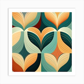 Abstract Geometric Pattern 30 Art Print