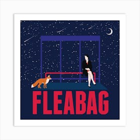 Fleabag Scene Square Art Print