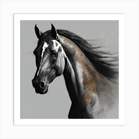 Horse Painting, 1 Art Print