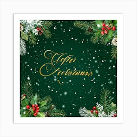 Christmas Background 12 Art Print