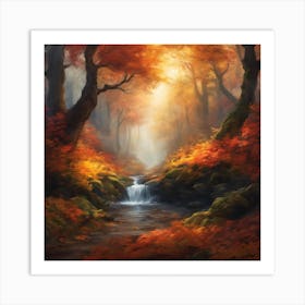 Autumn Forest 3 Art Print