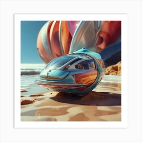 Futuristic Car 2 Art Print