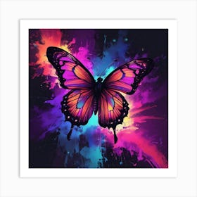 Butterfly Painting 263 Art Print