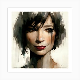 Watercolor Woman Art Print