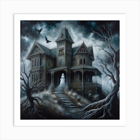 Haunted House 5 Art Print