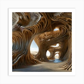 Sand Sculpture Art Print