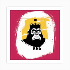 King Of Gorillas Art Print