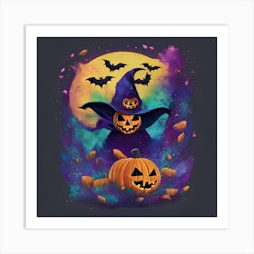 Halloween Witch 7 Art Print