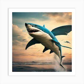 Tiger Shark Art Print