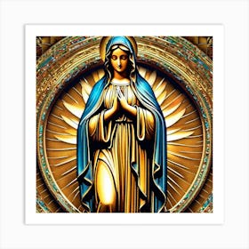 Virgin Mary 37 Art Print