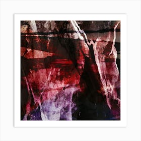 Abstract Painting of shadows Art Print