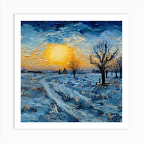 Winter Landscape 6 Art Print