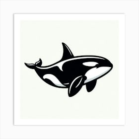 Orca Whale 1 Art Print