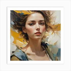 Portrait Of A Woman 15 Art Print