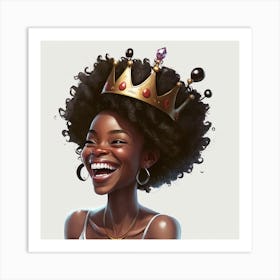 Afro Queen Art Print